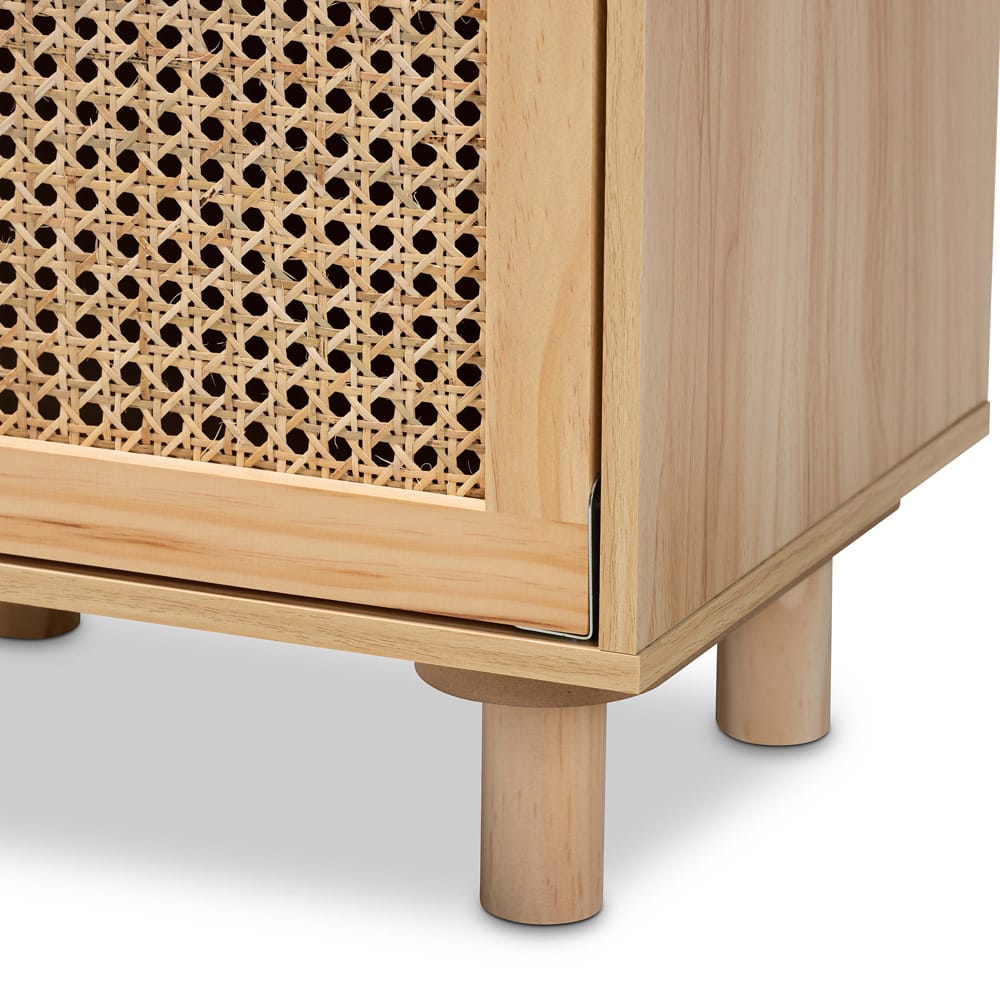Baxton Studio - Maclean End Table in Beige/Natural Brown - LYA20-104-Natural-ET view 6