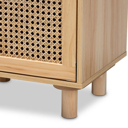 Baxton Studio - Maclean End Table in Beige/Natural Brown - LYA20-104-Natural-ET view 6