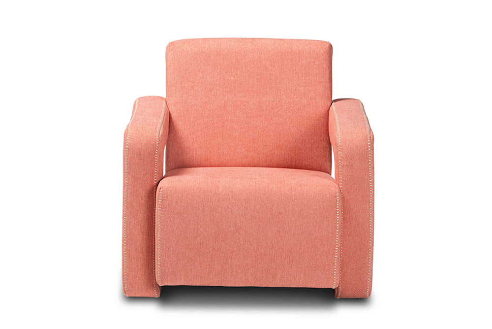 Baxton Studio - Madian Chair - 2018-Red-CC view 2
