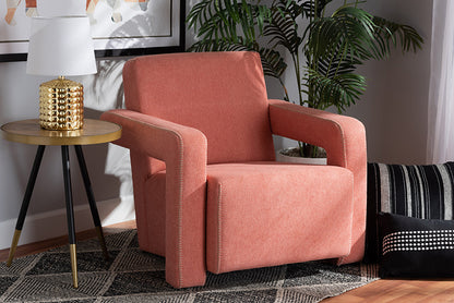 Baxton Studio - Madian Chair - 2018-Red-CC view 5