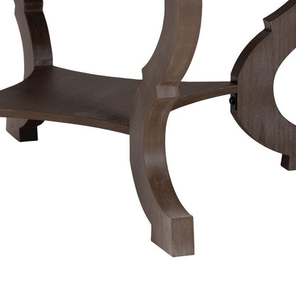 Baxton Studio - Madrona Coffee Table in Antique Brown - JY24A184-Brown-CT view 4