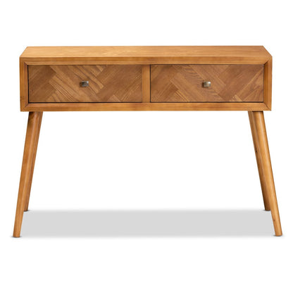 Baxton Studio - Mae Console Table in Brown - JY20A151-Console view 3