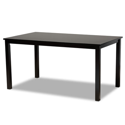Baxton Studio - Mael Dining Set in Grey/dark brown - RH331C-Grey/Dark Brown-7PC Dining Set view 3