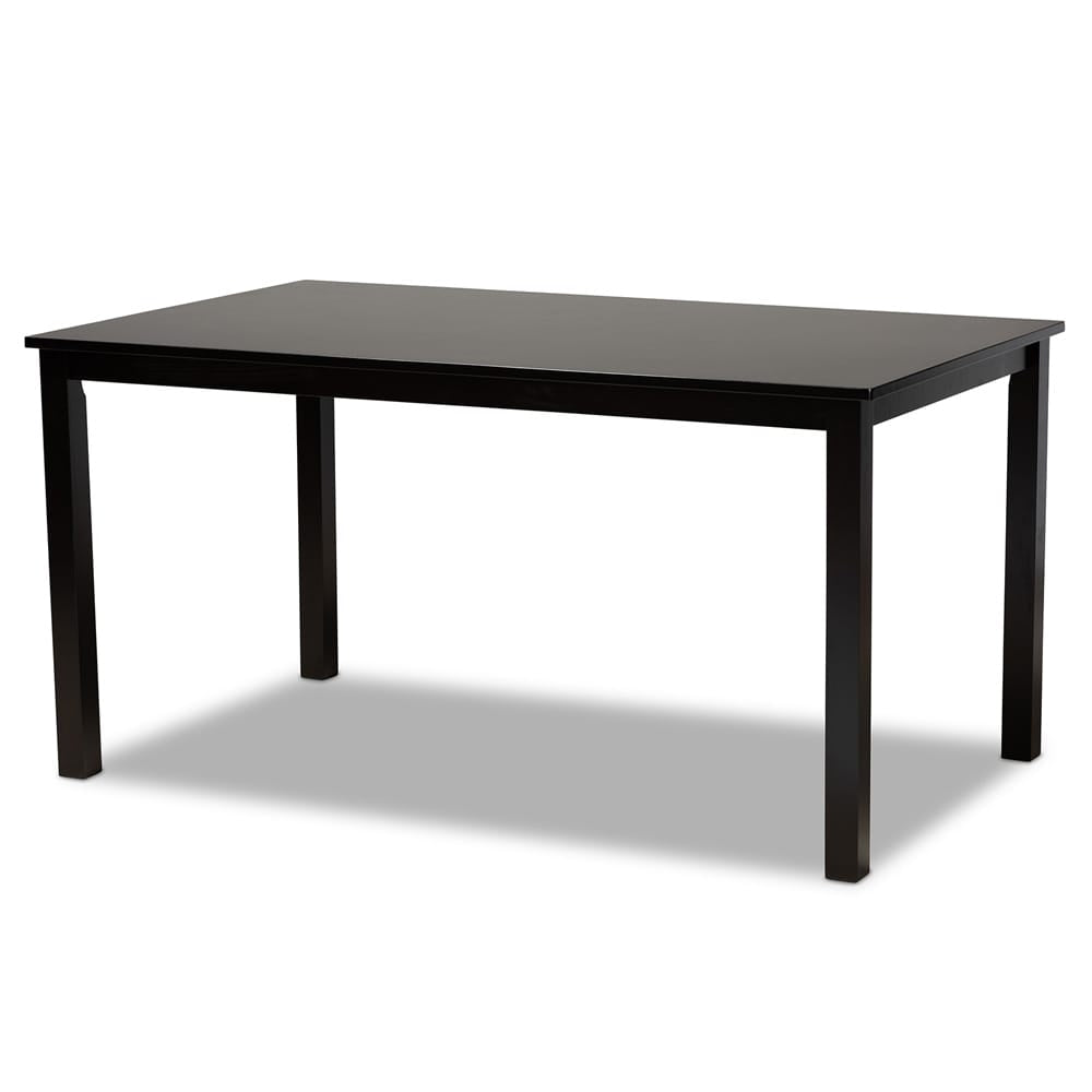 Baxton Studio - Mael Dining Set in Sand/Dark Brown - RH331C-Sand/Dark Brown-7PC Dining Set view 3