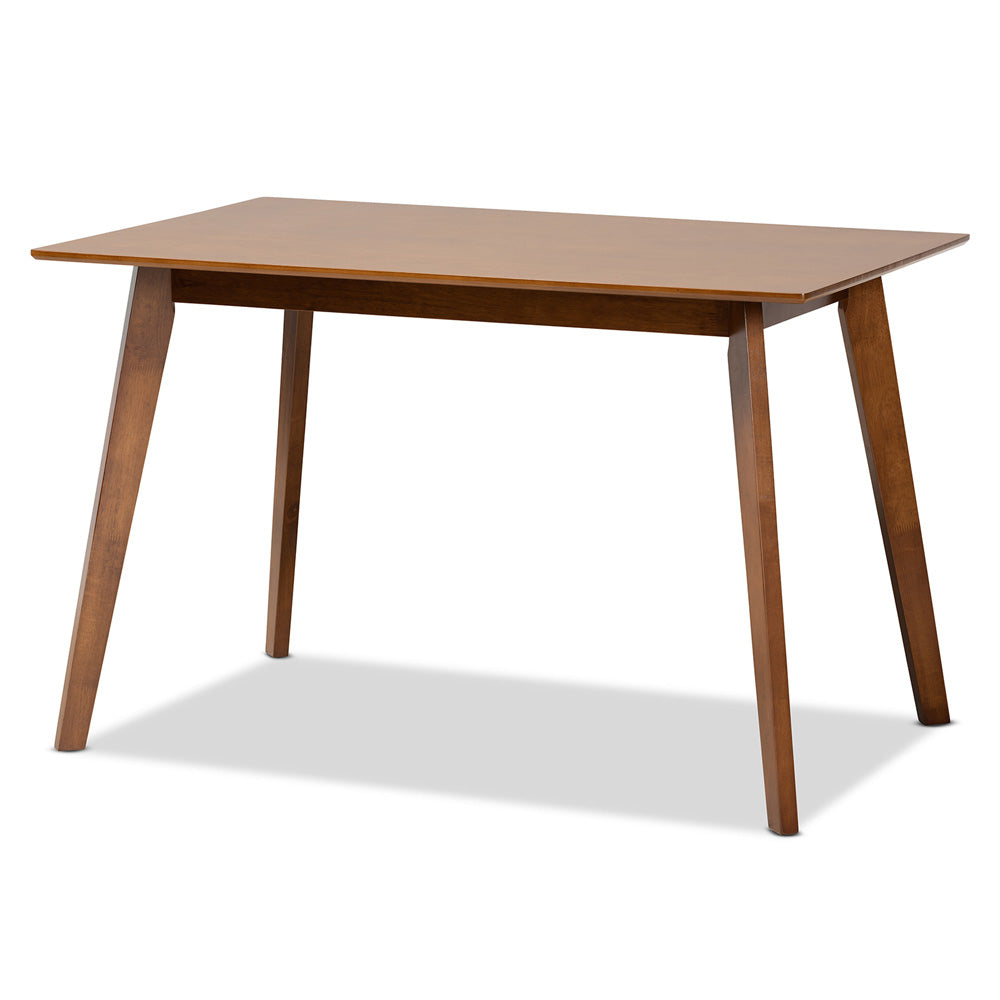 Baxton Studio - Maila Dining Table in Walnut Brown  - RH7206T-Walnut-DT view 1