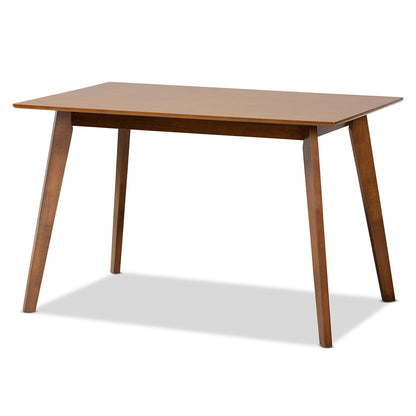 Baxton Studio - Maila Dining Table in Walnut Brown  - RH7206T-Walnut-DT view 1