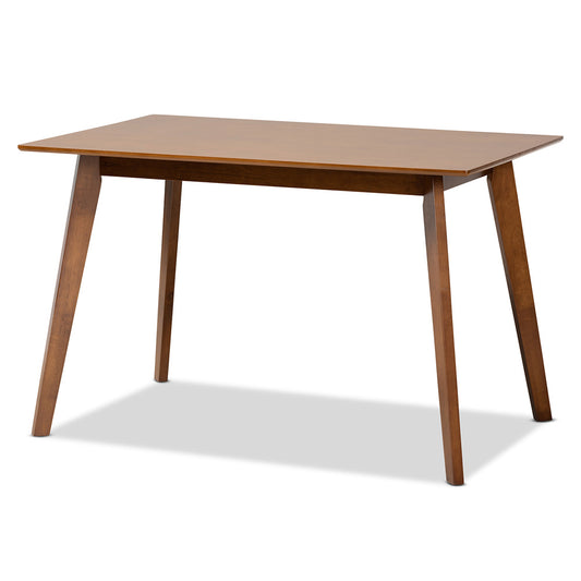 Baxton Studio - Maila Dining Table in Walnut Brown  - RH7206T-Walnut-DT view 1