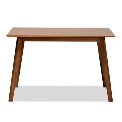 Baxton Studio - Maila Dining Table in Walnut Brown  - RH7206T-Walnut-DT view 2