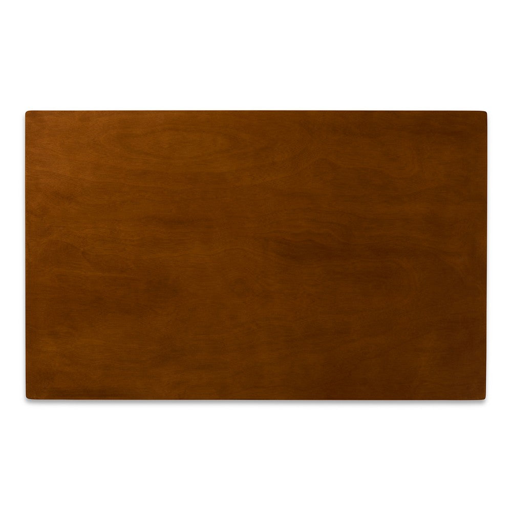 Baxton Studio - Maila Dining Table in Walnut Brown  - RH7206T-Walnut-DT view 4