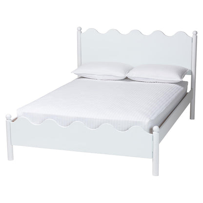 Baxton Studio - Malaya Full Size Bed in White - MG0239-White-Full view 1