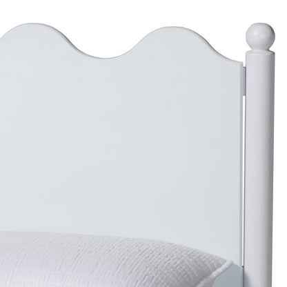 Baxton Studio - Malaya Full Size Bed in White - MG0239-White-Full view 4