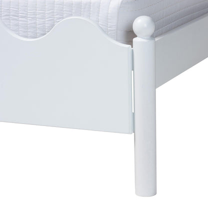 Baxton Studio - Malaya Full Size Bed in White - MG0239-White-Full view 5
