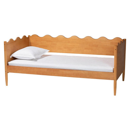 Baxton Studio - Malaya Full Size Daybed in Oak Brown - MG0239-1-NT Oak-Daybed-Full view 1
