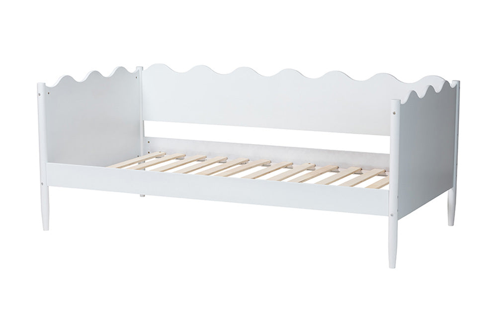 Baxton Studio - Malaya Full Size Daybed - MG0239-1-White-Daybed-Full view 3