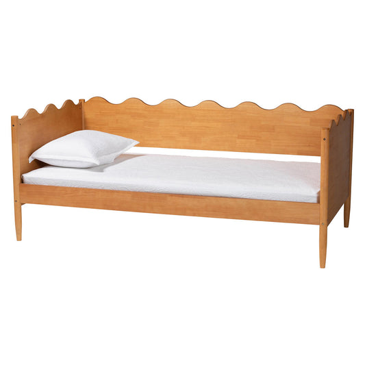 Baxton Studio - Malaya Twin Size Daybed in Oak Brown - MG0239-1-NT Oak-Daybed-Twin view 1