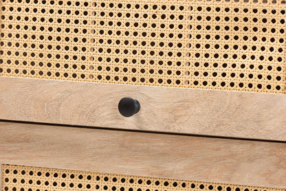 Baxton Studio - Malcolm Shoe Cabinet - FP-2405-5005B-Natural/Black-Shoe Cabinet view 6