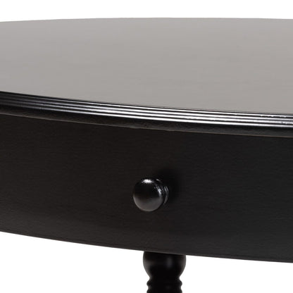 Baxton Studio - Malinda Coffee Table in Black - JY24A179-Black/Wooden-Coffee Table view 6