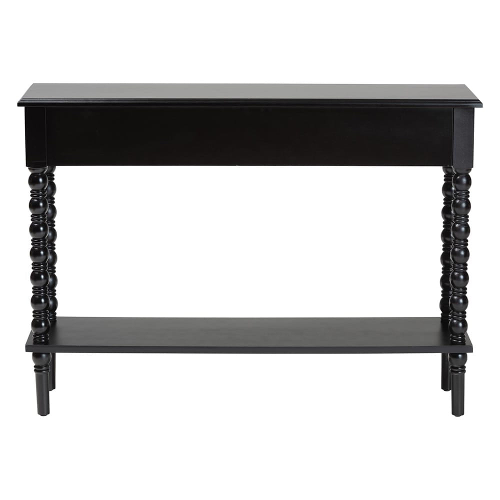Baxton Studio - Malinda Console Table in Black - JY24A178-Black/Wooden-Console Table view 5