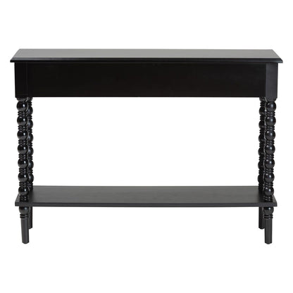 Baxton Studio - Malinda Console Table in Black - JY24A178-Black/Wooden-Console Table view 5