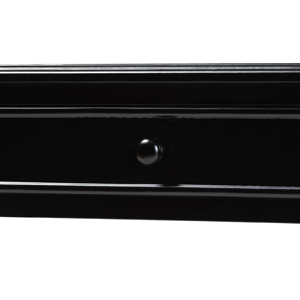 Baxton Studio - Malinda Console Table in Black - JY24A178-Black/Wooden-Console Table view 6