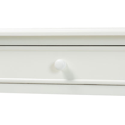 Baxton Studio - Malinda Console Table in White - JY24A178-Off White/Wooden-Console Table view 6