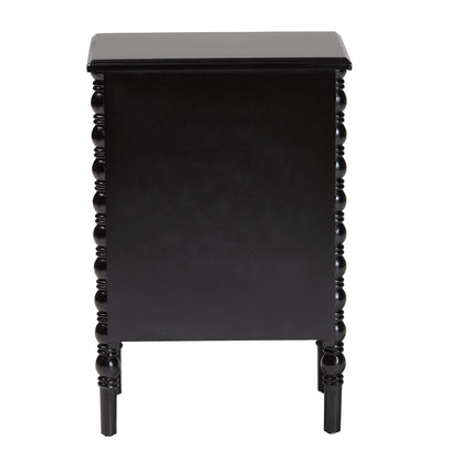 Baxton Studio - Malinda End Table in Black - JY24A173-Black/Wooden-End Table view 5