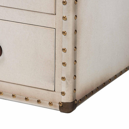 Baxton Studio - Mallison End Table in Beige/Coffee/Dark Brown - JY23B241-White-ET view 7