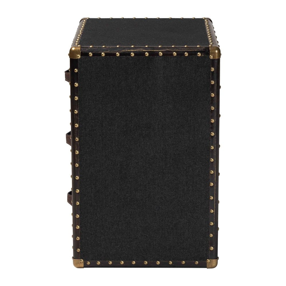 Baxton Studio - Mallison End Table in Black/Brown - JY23B241-Black-ET view 4