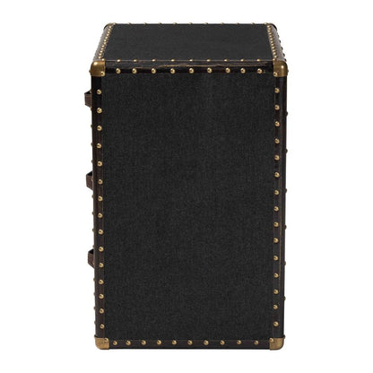 Baxton Studio - Mallison End Table in Black/Brown - JY23B241-Black-ET view 4