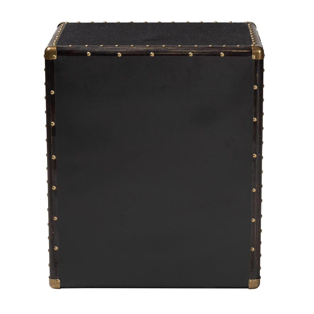 Baxton Studio - Mallison End Table in Black/Brown - JY23B241-Black-ET view 5