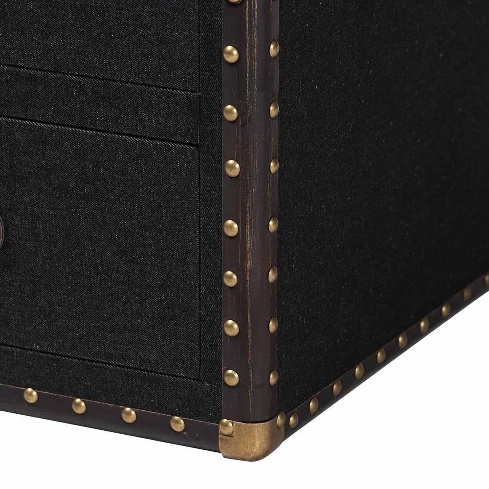 Baxton Studio - Mallison End Table in Black/Brown - JY23B241-Black-ET view 7