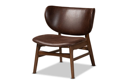 Baxton Studio - Marcos Chair - WM5002-Dark Brown/Walnut-CC view 1