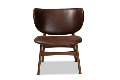 Baxton Studio - Marcos Chair - WM5002-Dark Brown/Walnut-CC view 2