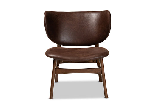 Baxton Studio - Marcos Chair - WM5002-Dark Brown/Walnut-CC view 2