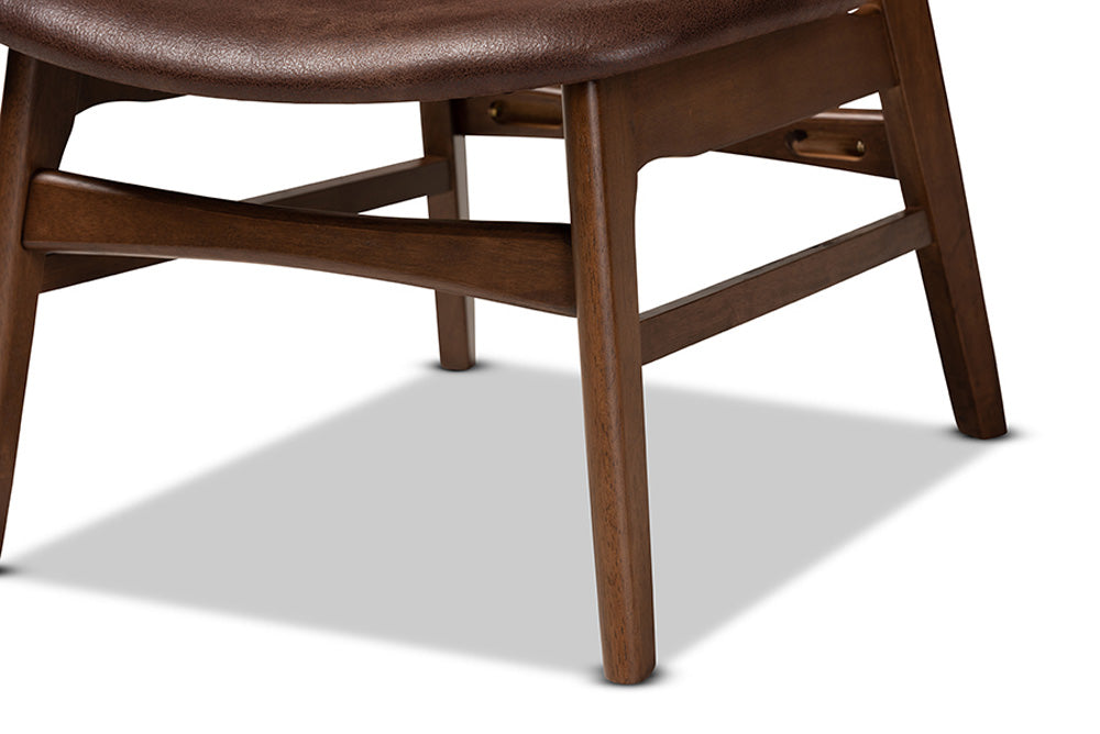 Baxton Studio - Marcos Chair - WM5002-Dark Brown/Walnut-CC view 7