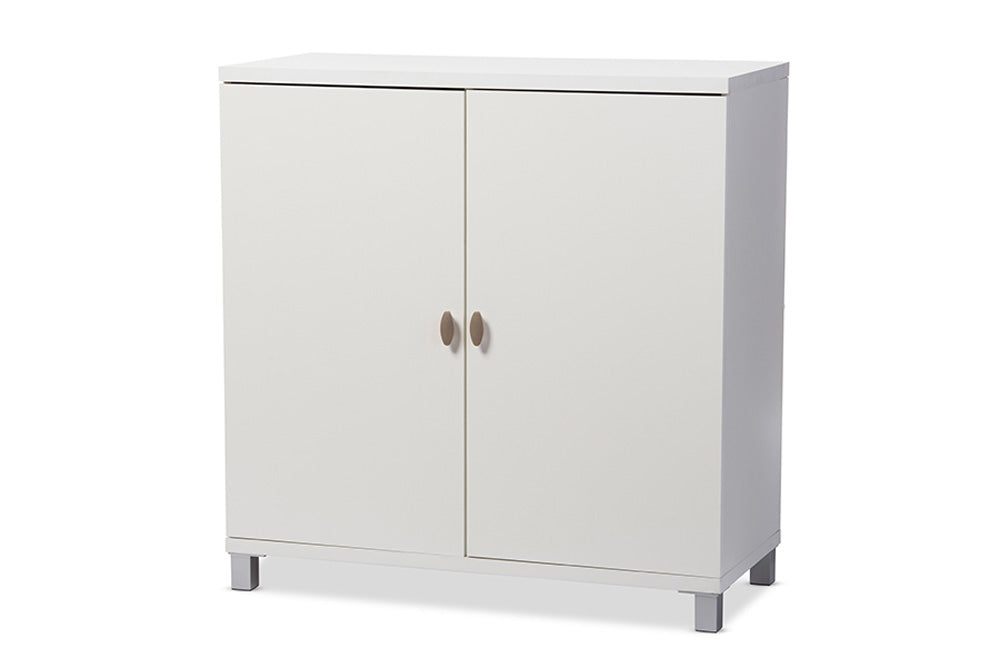 Baxton Studio - Marcy Bag Cabinet - HS-001-White view 1