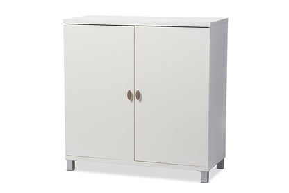 Baxton Studio - Marcy Bag Cabinet - HS-001-White view 1