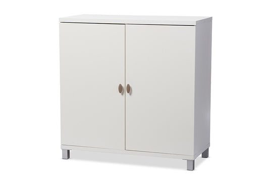 Baxton Studio - Marcy Bag Cabinet - HS-001-White view 1