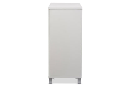 Baxton Studio - Marcy Bag Cabinet - HS-001-White view 3