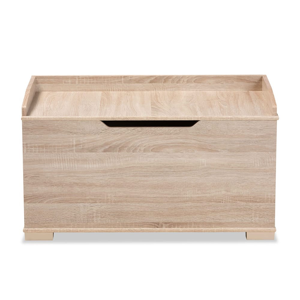 Baxton Studio - Mariam Cat House in Oak  - SECHC150140WI-Hana Oak-Cat House view 3