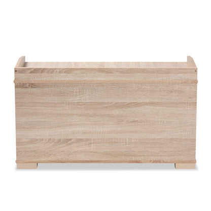 Baxton Studio - Mariam Cat House in Oak  - SECHC150140WI-Hana Oak-Cat House view 5
