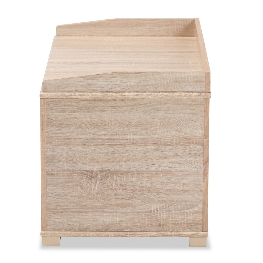 Baxton Studio - Mariam Cat House in Oak  - SECHC150140WI-Hana Oak-Cat House view 6