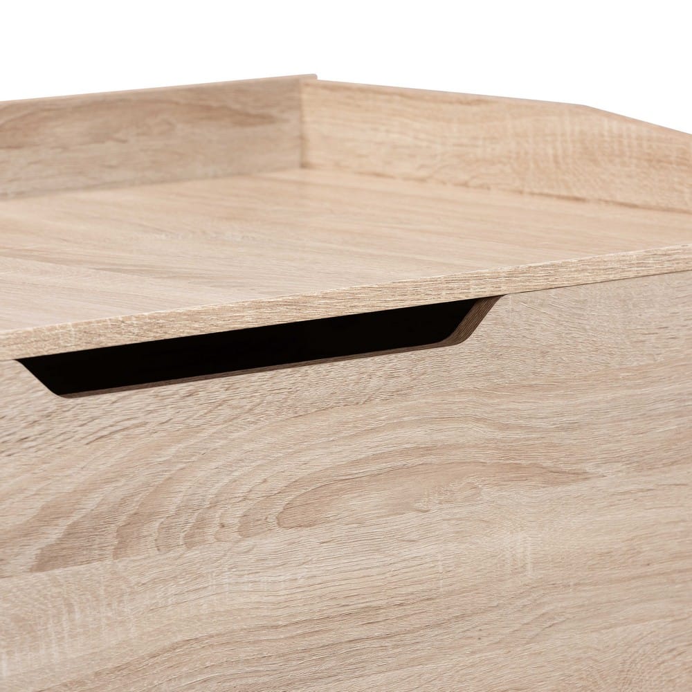 Baxton Studio - Mariam Cat House in Oak  - SECHC150140WI-Hana Oak-Cat House view 7