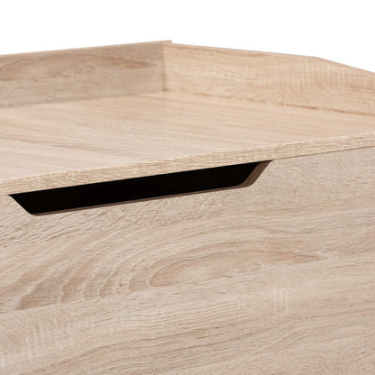 Baxton Studio - Mariam Cat House in Oak  - SECHC150140WI-Hana Oak-Cat House view 7