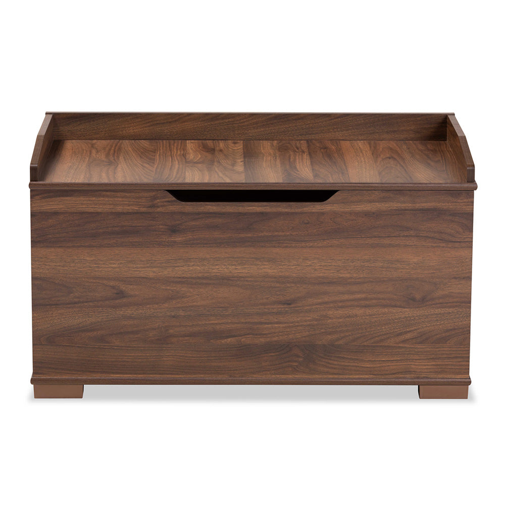 Baxton Studio - Mariam Cat House in Walnut Brown - SECHC150140WI-Walnut-Cat House view 3