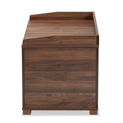 Baxton Studio - Mariam Cat House in Walnut Brown - SECHC150140WI-Walnut-Cat House view 6