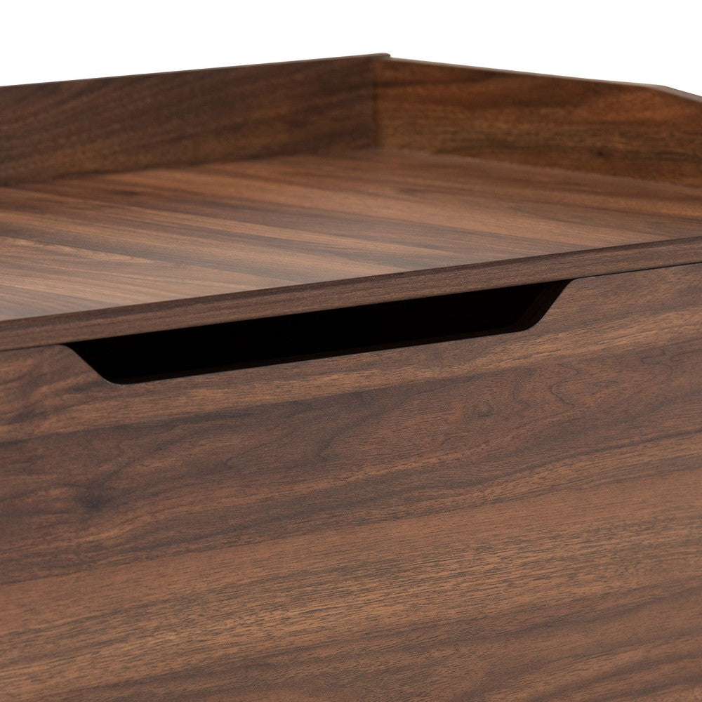 Baxton Studio - Mariam Cat House in Walnut Brown - SECHC150140WI-Walnut-Cat House view 7