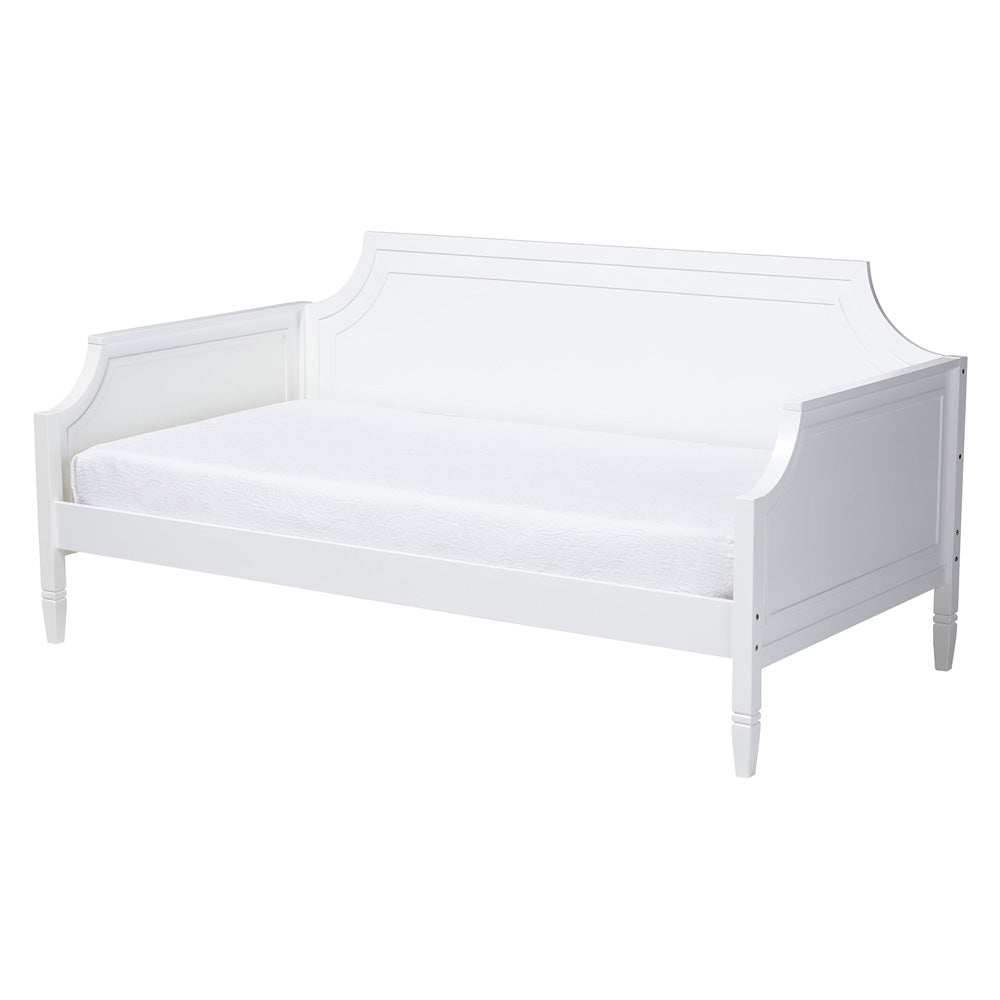 Baxton Studio - Mariana Full Size Daybed in White - Mariana-White-Daybed-Full view 1