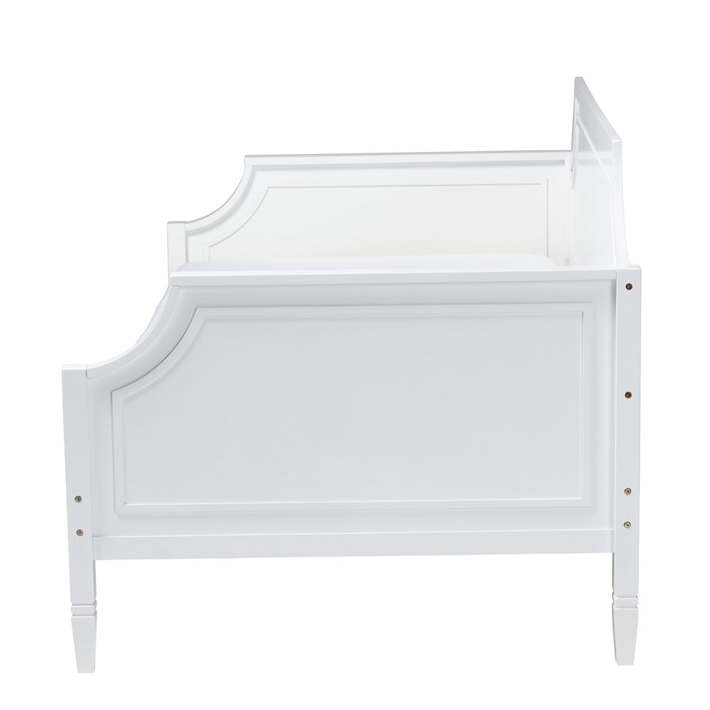Baxton Studio - Mariana Full Size Daybed in White - Mariana-White-Daybed-Full view 2
