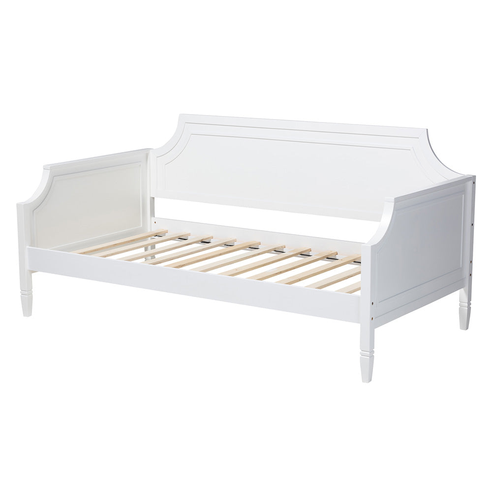 Baxton Studio - Mariana Full Size Daybed in White - Mariana-White-Daybed-Full view 3